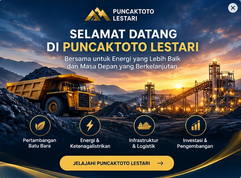 Selamat datang di Puncaktoto Lestari, energi untuk masa depan yang berkelanjutan